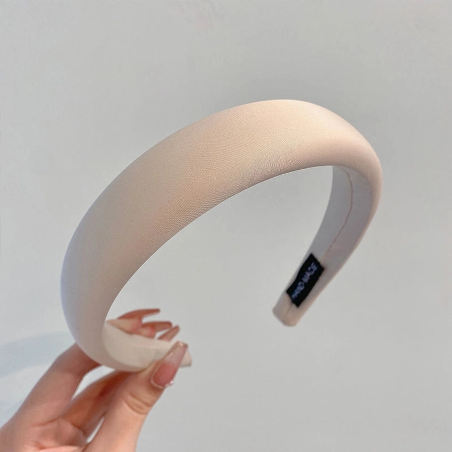 fashion solid color cloth handmade hair band 1 piece