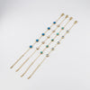 Casual Simple Style Round 304 Stainless Steel Gold Plated Natural Stone Pearl Bracelets In Bulk