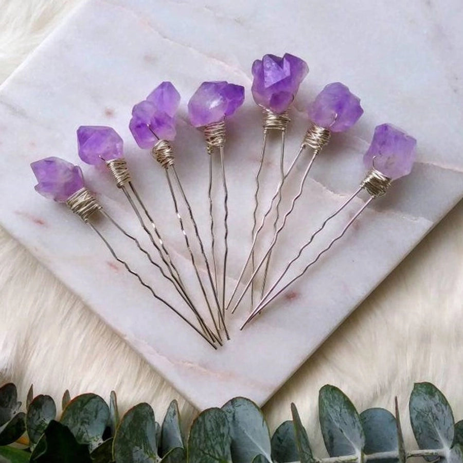 Women's Simple Style Classic Style Geometric Crystal Hairpin