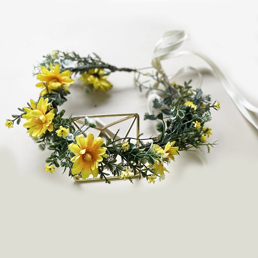 new flower butterfly garland wedding bride headwear headband