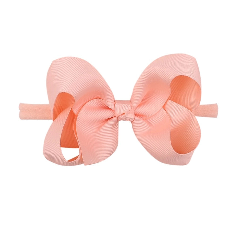 2337 20 color bubble flower headband new children bow nylon hair band  baby hair accessories