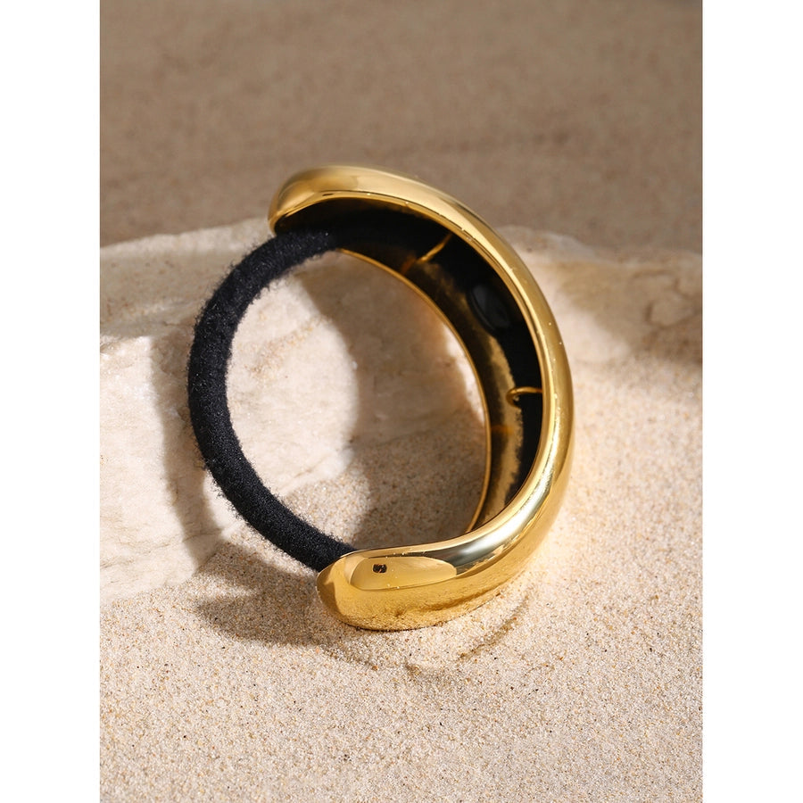 Women's IG Style Arc 304 Stainless Steel rubber band Hair Tie