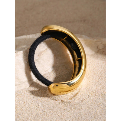 Women's IG Style Arc 304 Stainless Steel rubber band Hair Tie