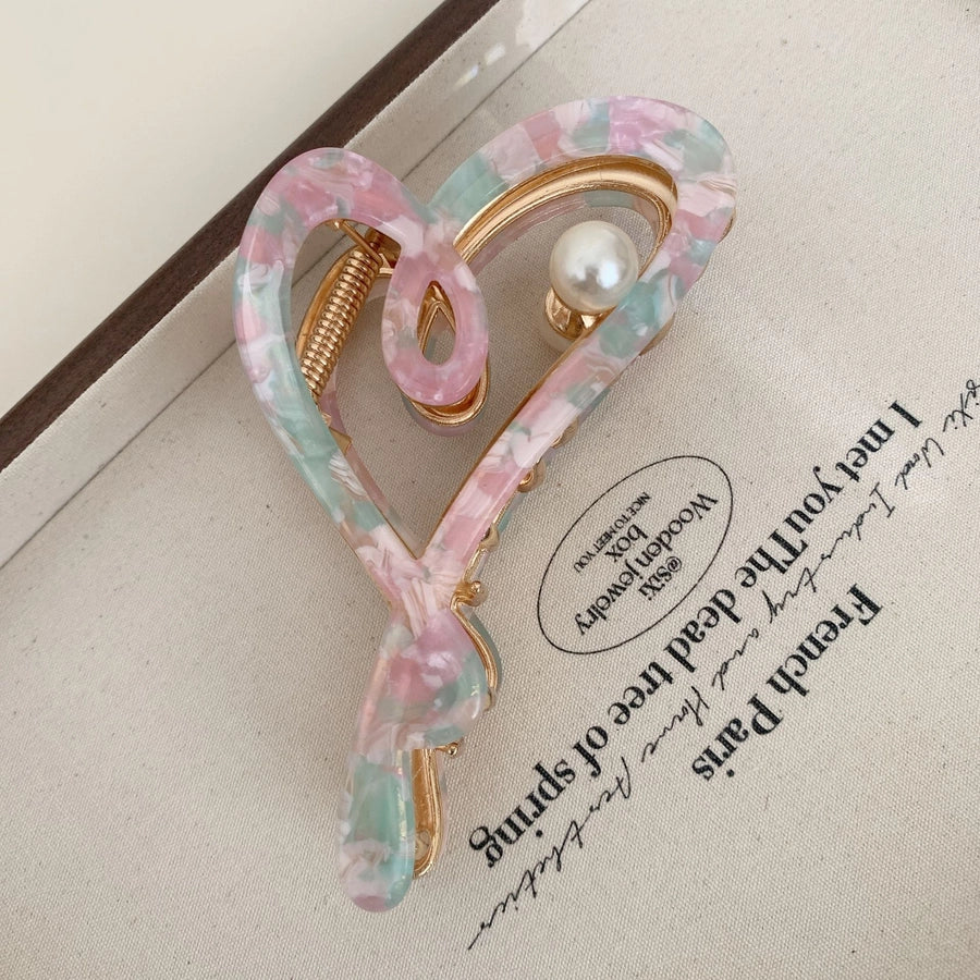 Women's Casual Simple Style Streetwear Geometric Alloy Acetic acid sheets Hair Claws