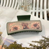 Women's Vintage Style Cattle Plastic Polishing Hair Claws