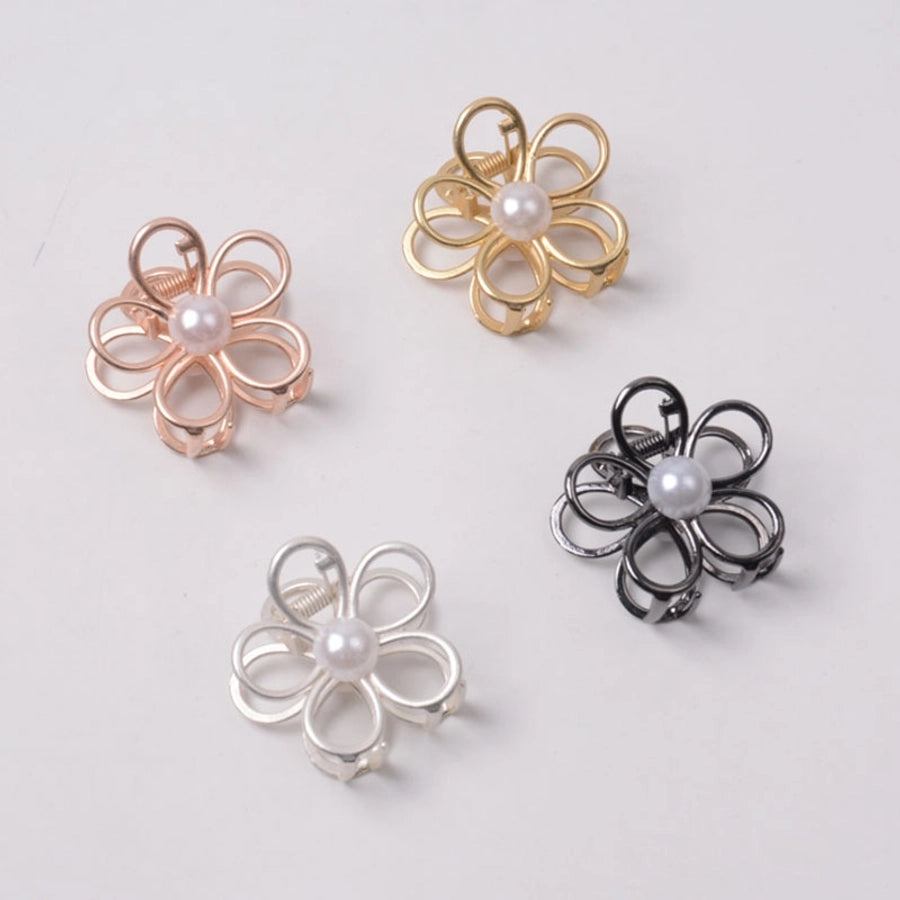 Women's Elegant Flower Alloy Plating Hair Claws