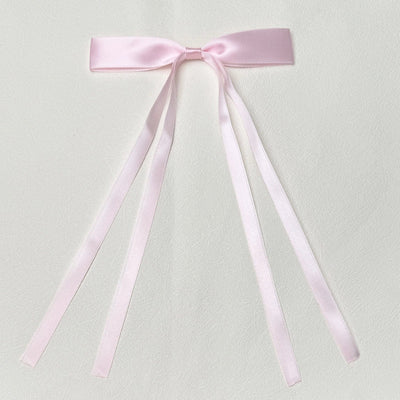 2.5cm polyester multi-color girl ribbon bow hairpin Lady temperament double ribbon duckbill clip top clip hair accessories