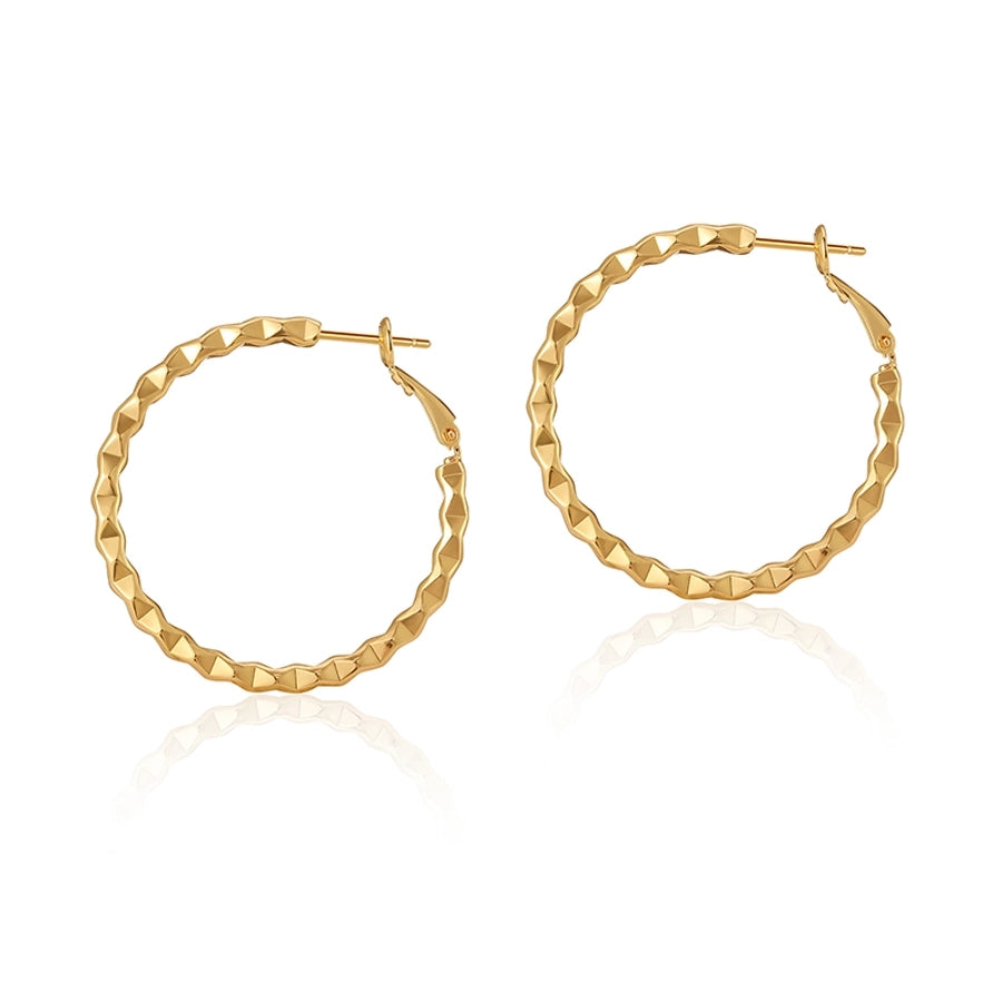 1 Pair Casual Exaggerated Classic Style Circle Plating Copper 18K Gold Plated Earrings