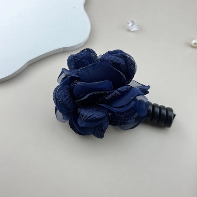 Women's Sweet Simple Style Flower Plastic Cloth Hair Tie