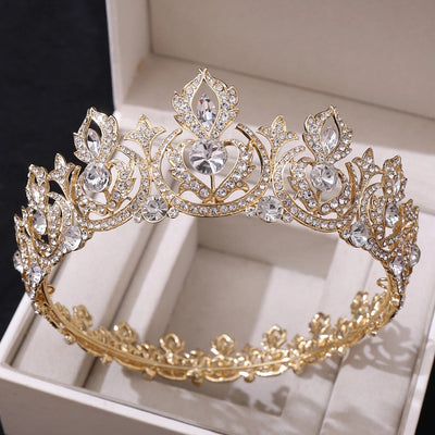 fashion crown alloy inlay rhinestones crown 1 piece