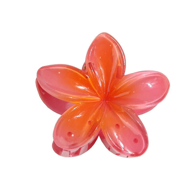 colorful egg flower hairpin flower gripper retro women's side gripper half gripper back head shark clip
