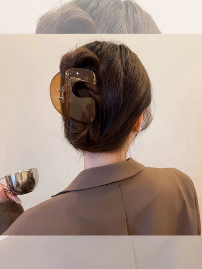 women's ig style geometric plastic stoving varnish hair claws