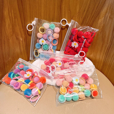 Women's Cute Solid Color Elastic Band Braid Hair Tie