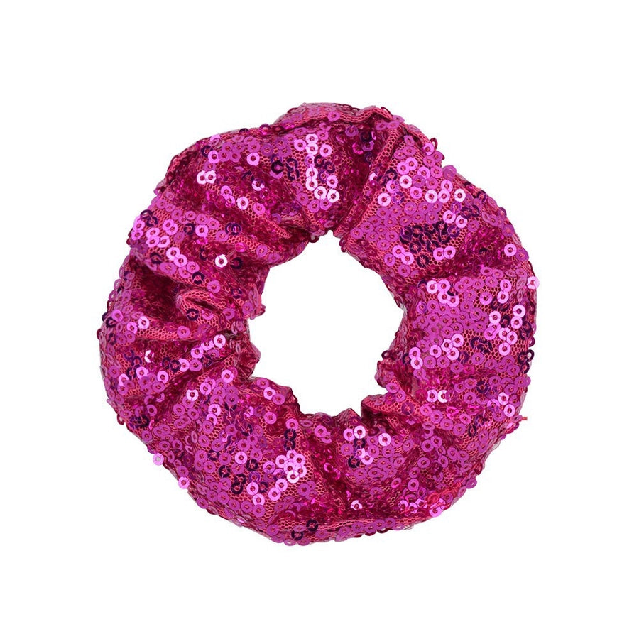Women's Casual Simple Style Solid Color Cloth Sequins Hair Tie