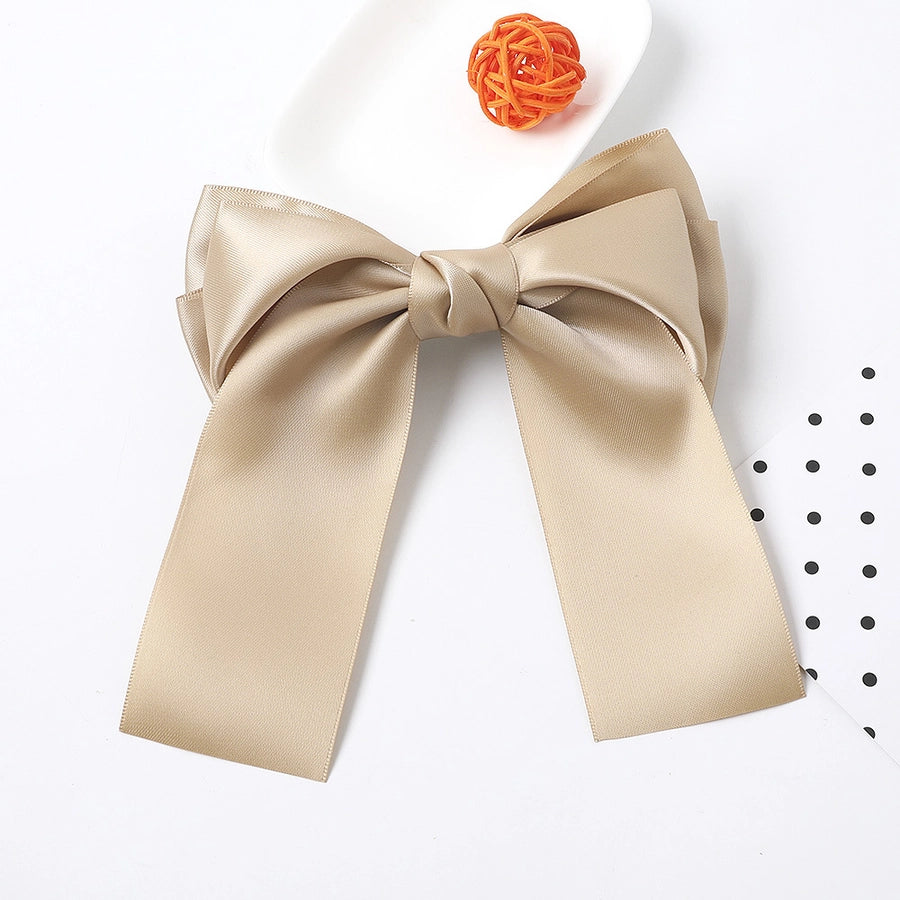 women's cute bow knot alloy cloth bowknot hair clip