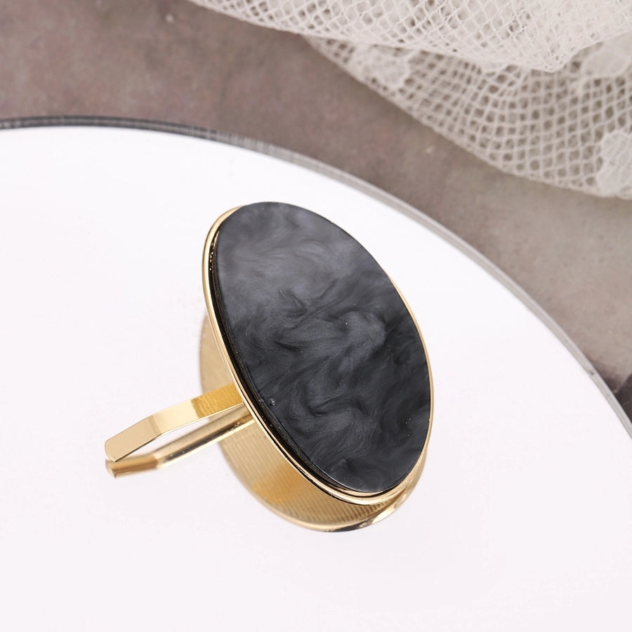 Women's Retro Color Block Acetic acid sheets Plating Hair Clip