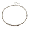 Jewelry Streetwear Twist 304 Stainless Steel Plating Bracelets Necklace
