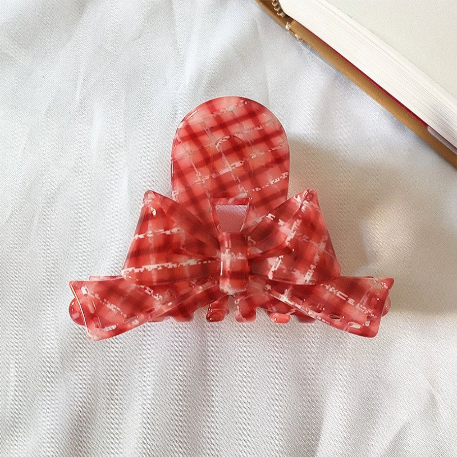 Women's Simple Style Streetwear Bow Knot Acetic acid sheets Handmade Hair Claws