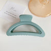 retro solid color plastic resin hair claws