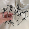Women's Casual Simple Style Streetwear Bow Knot Iron Hair Band