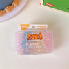 cartoon style colorful elastic band pleated rubber band 1 set
