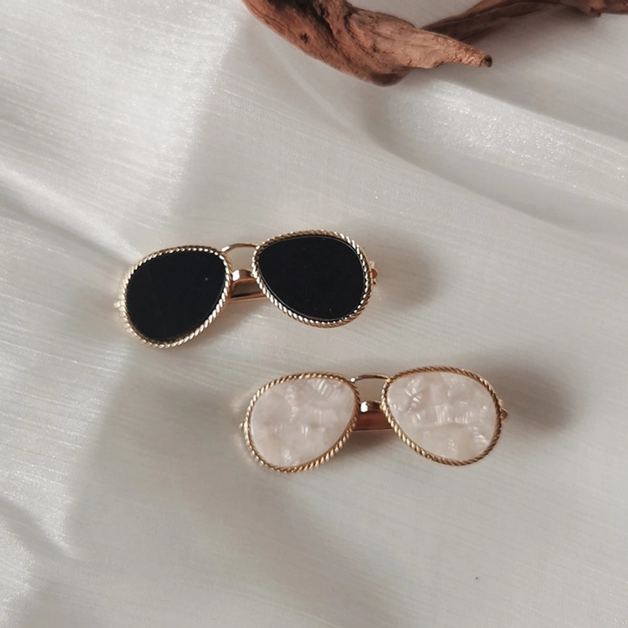 Fashion Elegant Glasses Hairpin Outgoing  Headwear Women's Online Red Style Side Clip Top Clip Hair Accessories Bangs Clip