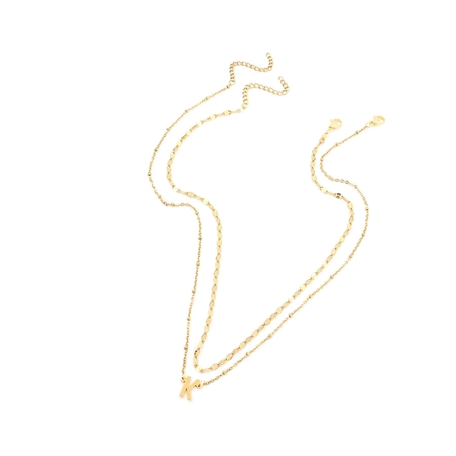 Jewelry Casual Business Classic Style Letter 201 Stainless Steel 304 Stainless Steel Pendant Necklace