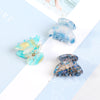 simple style plaid acetic acid sheets handmade hair claws