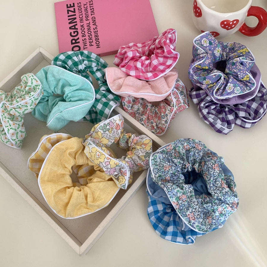 Women's Casual Simple Style Streetwear Floral Cloth Hair Tie