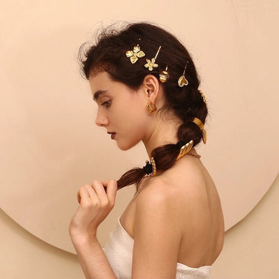 Women's Casual Simple Style Wings 304 Stainless Steel Hair Tie