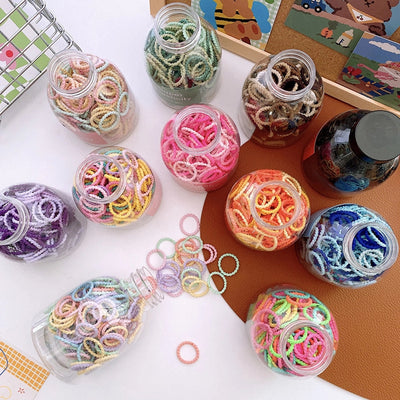 Girl'S Simple Style Classic Style Solid Color Cloth Contrast Collar Hair Tie