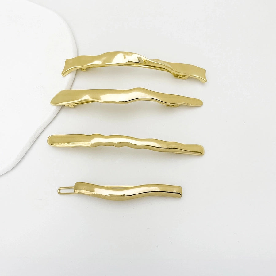 Women's Simple Style Geometric Alloy Plating Hair Clip