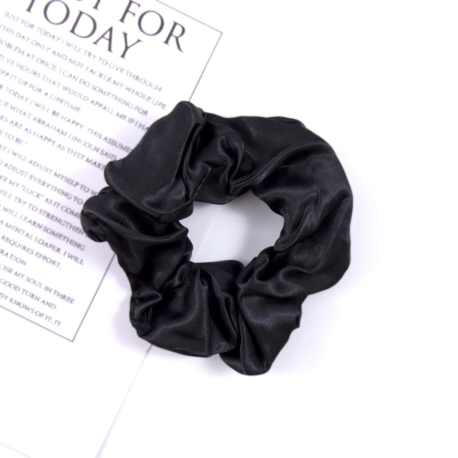 simple style solid color cloth hair tie