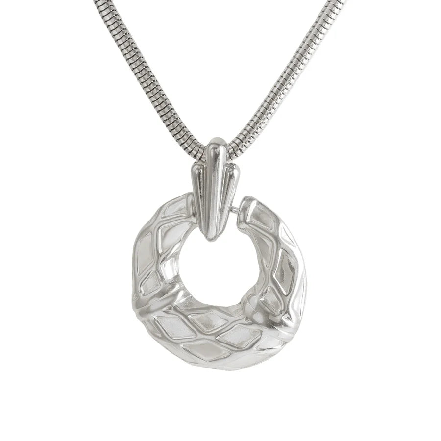 Jewelry Streetwear Geometric 304 Stainless Steel Plating Earrings Necklace