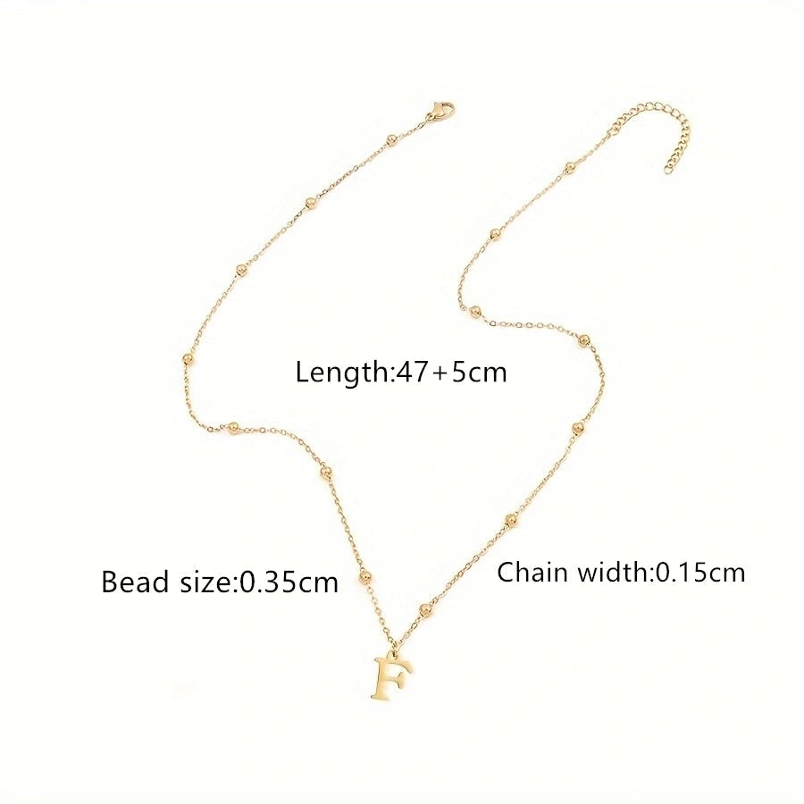 Jewelry Casual Classic Style Letter 201 Stainless Steel 304 Stainless Steel Pendant Necklace