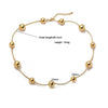 Copper 18K Gold Plated Plating Geometric Bracelets Necklace