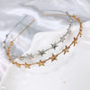 simple five-pointed star hair band