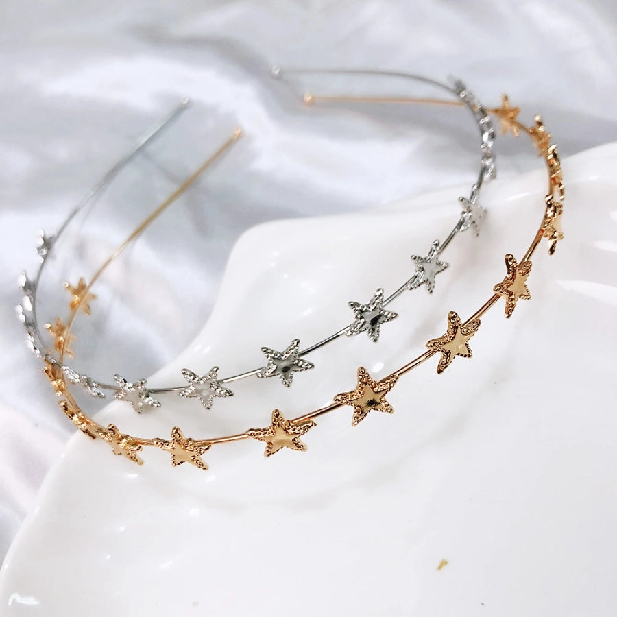 simple five-pointed star hair band