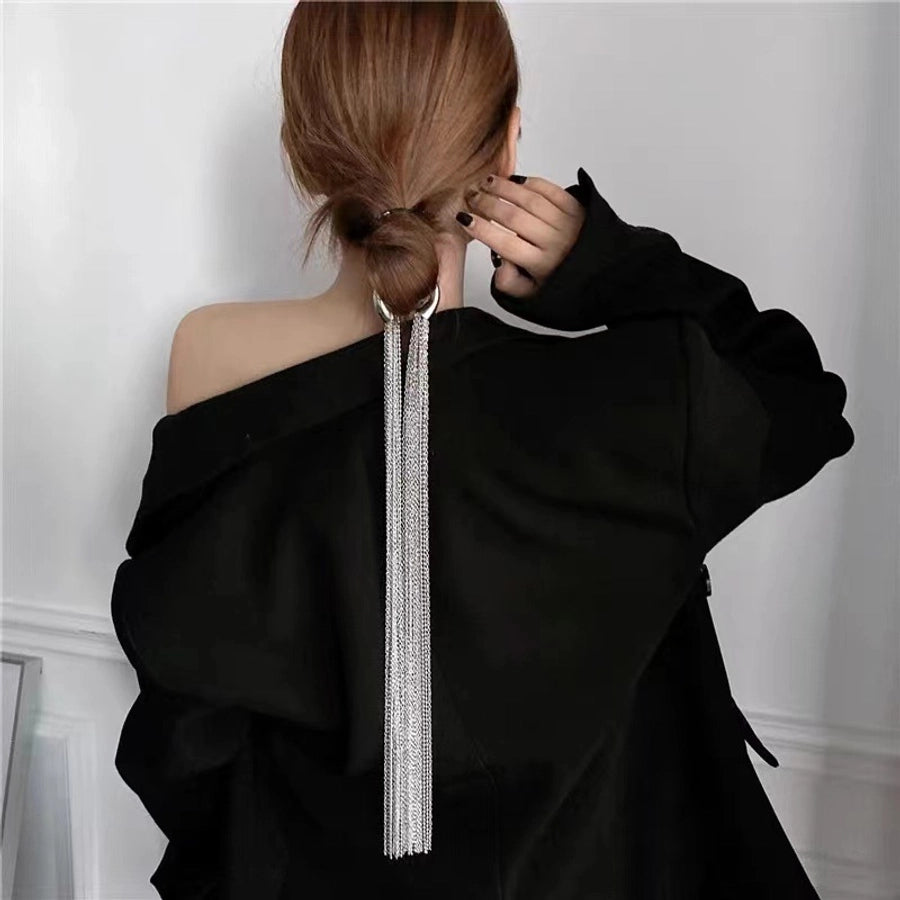 Women's Simple Style Tassel Alloy Tassel Plating Hair Band