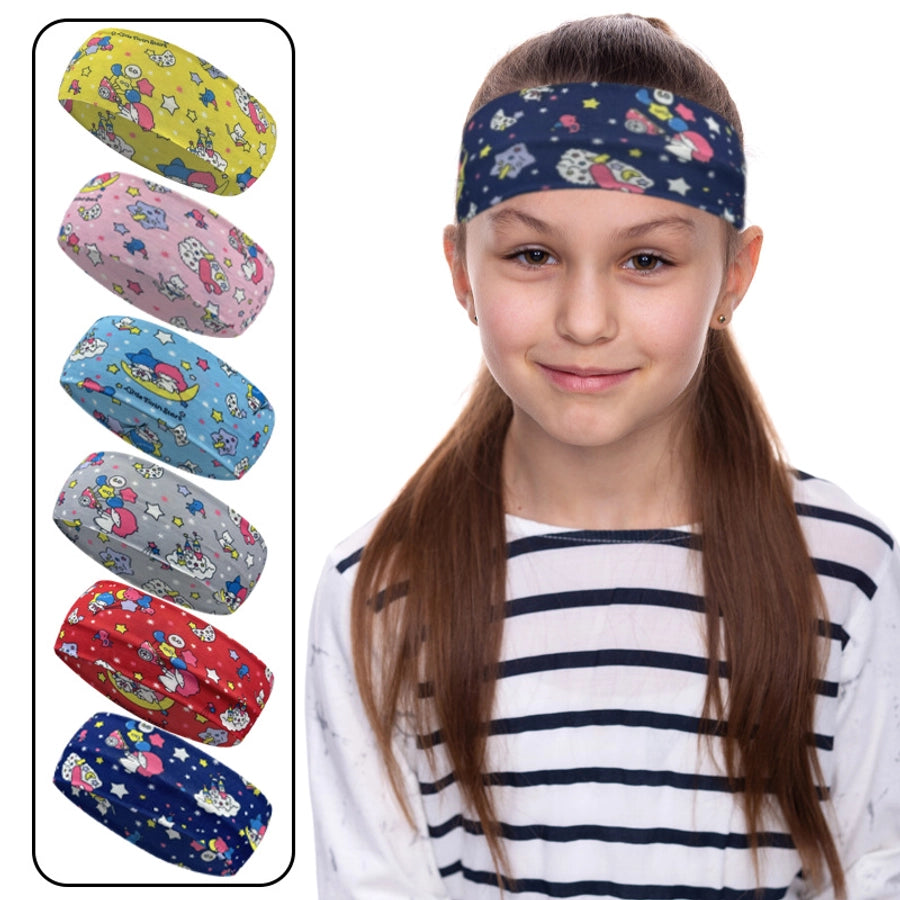 Women's Cartoon Style Cartoon Character Plaid Cloth Printing Hair Band