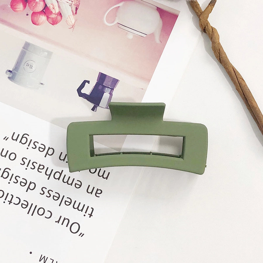 simple style geometric plastic hair claws