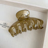 Women's Korean Style IG Style Solid Color Injection Molding Hair Claws