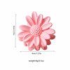 Women's Sweet Simple Style Flower Plastic Stoving Varnish Hair Claws