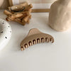 new milk tea coffee color clip elegant temperament hairpin simple hair accessories