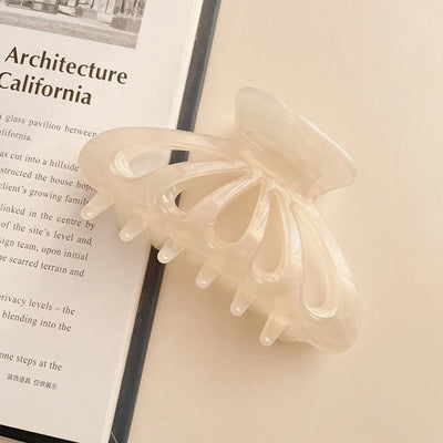 Women's Simple Style Marble Acetic acid sheets Handmade Hollow Out Hair Claws