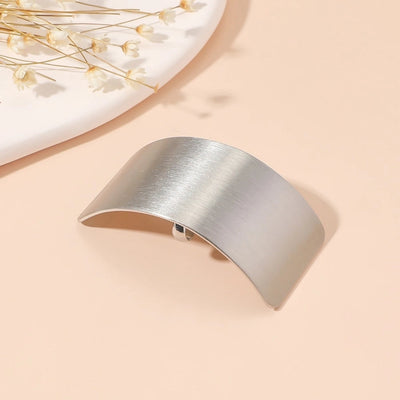 Women's Simple Style Rectangle Alloy Plating Hair Clip
