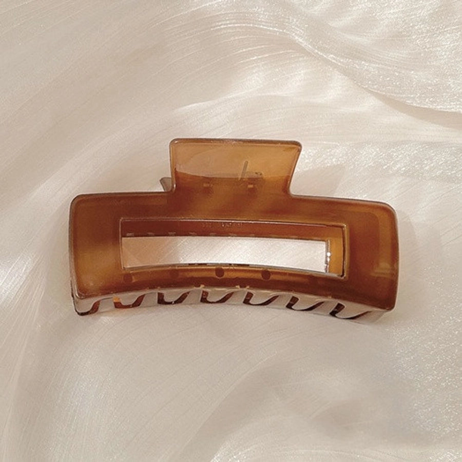 simple style geometric plastic hair claws 1 piece