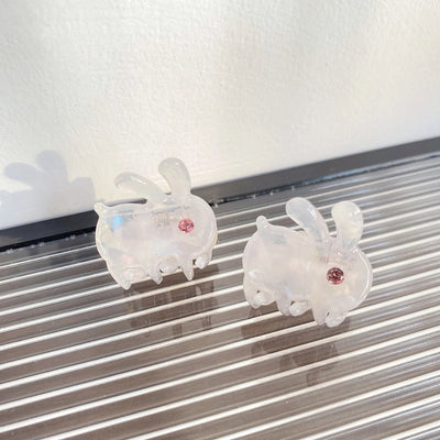 Beautiful Mini Acetate Rabbit Grip Stylish Graceful Simple High Sense All-Matching Elegant Hair Clips Hair Accessories Headwear for Women