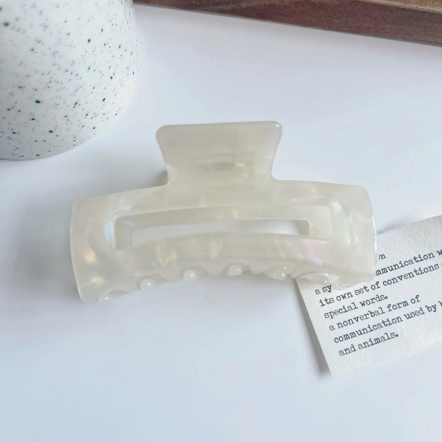 retro rectangle acetic acid sheets hair claws