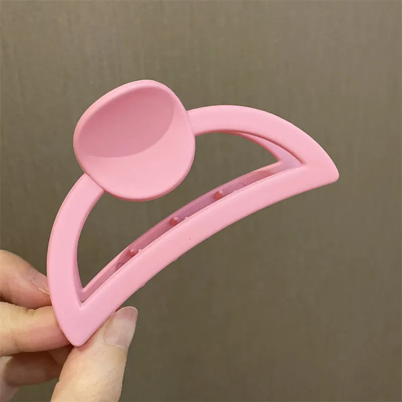 Cute Grab Clip Summer Hairpin Atmosphere Sense Rose Pink Flower Hair Grab Cherry Butterfly Plate Hair Grab Edge Hairpin